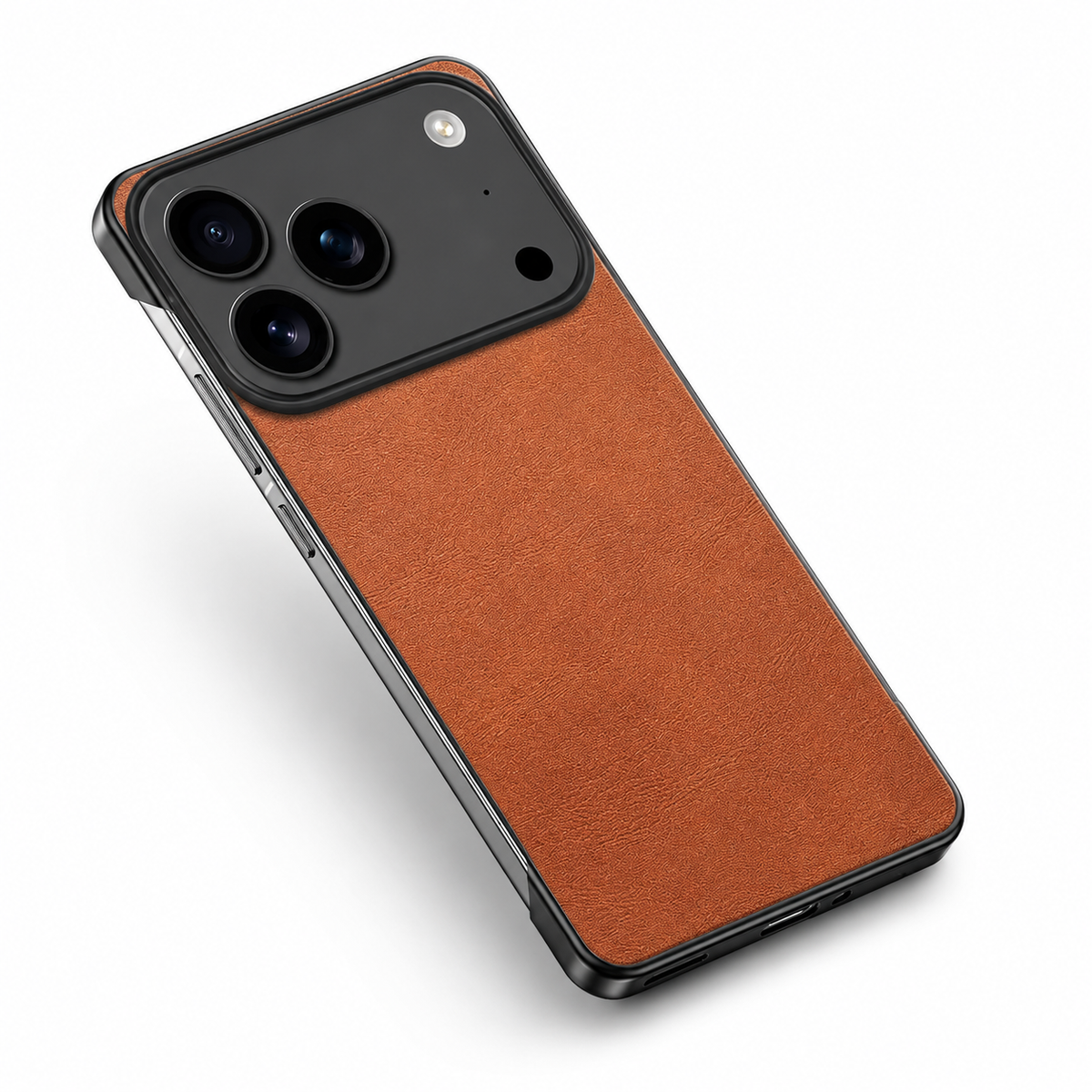 Premium iPhone Case MagSafe Leather Ultra Thin Frameless Shockproof Protective Cover PC Anti Fingerprint Anti Scratch Non Slip Borderless Camera Protection