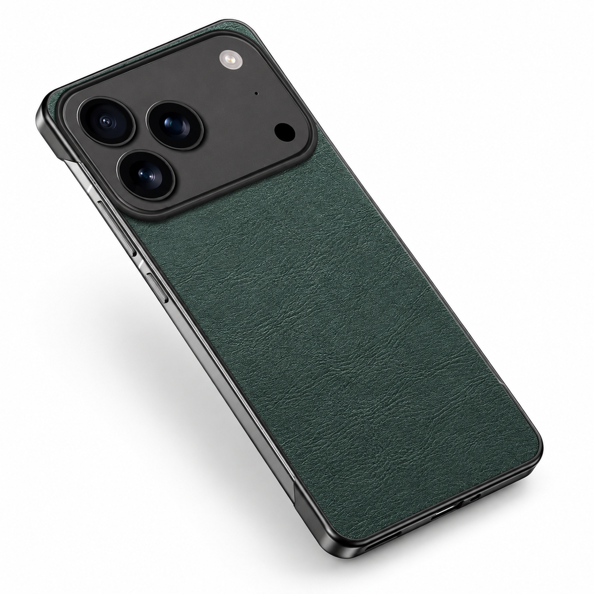 Premium iPhone Case MagSafe Leather Ultra Thin Frameless Shockproof Protective Cover PC Anti Fingerprint Anti Scratch Non Slip Borderless Camera Protection