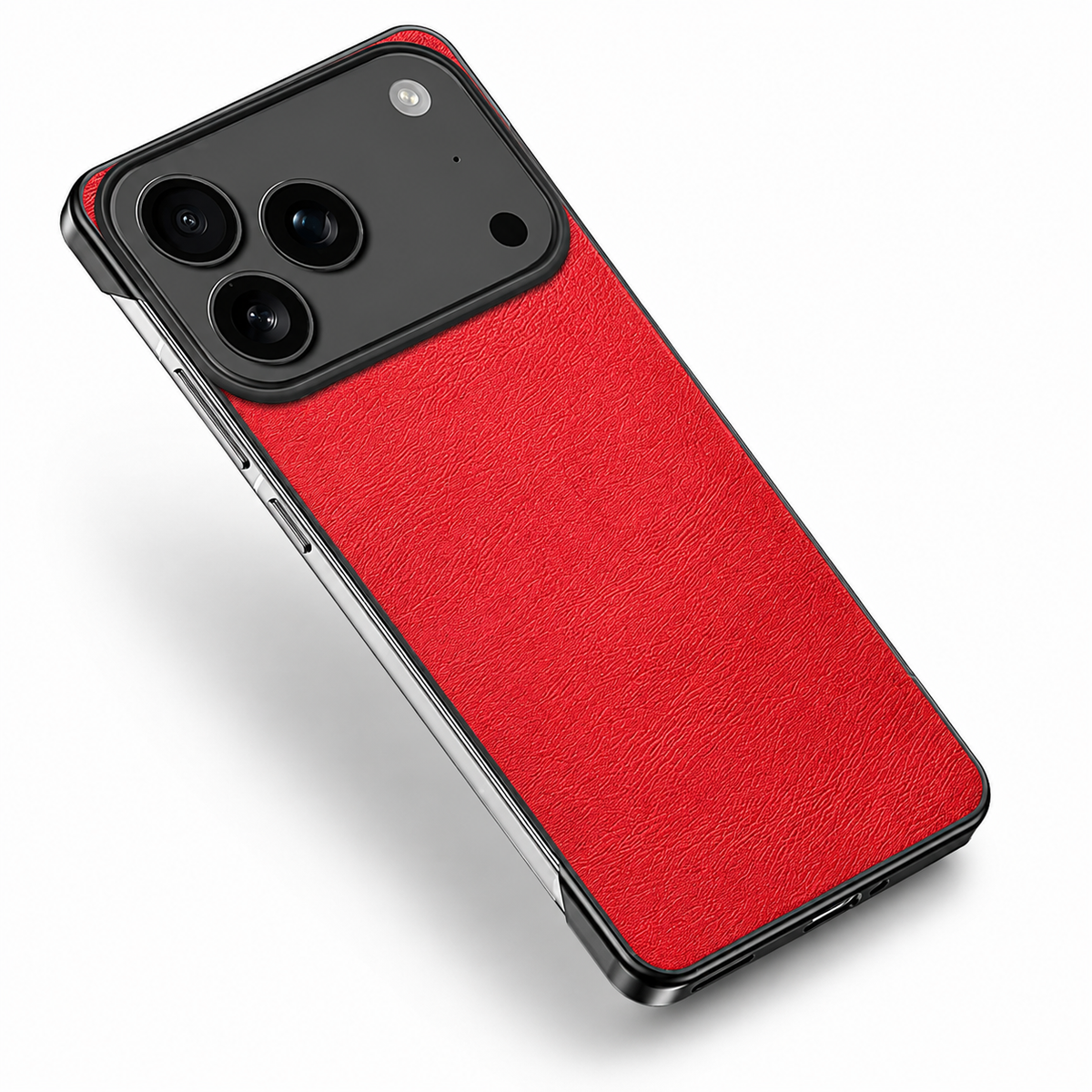Premium iPhone Case MagSafe Leather Ultra Thin Frameless Shockproof Protective Cover PC Anti Fingerprint Anti Scratch Non Slip Borderless Camera Protection