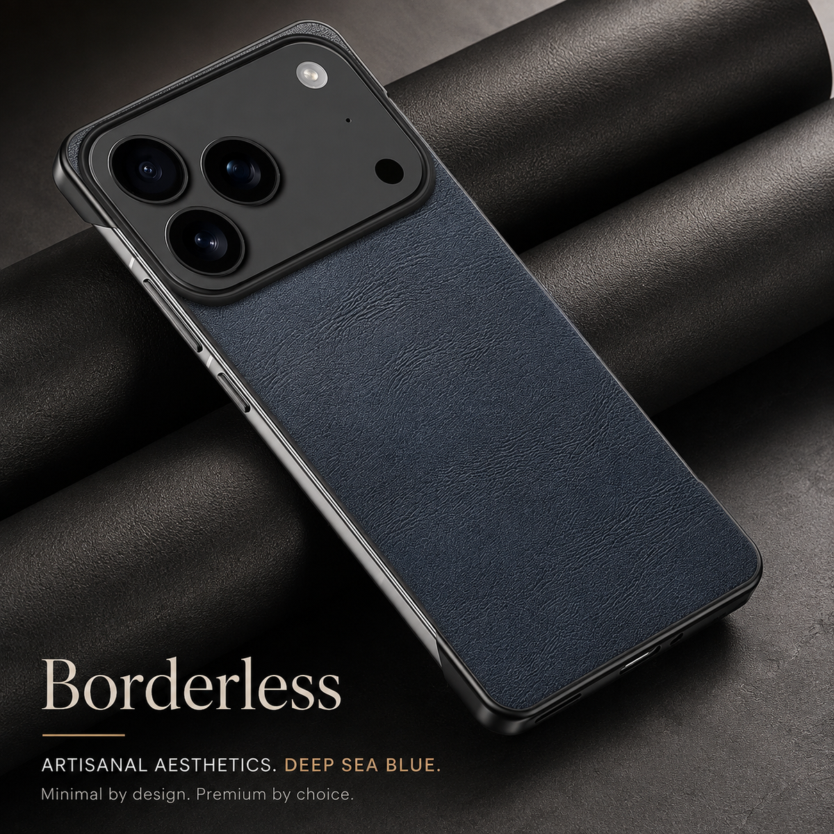 Premium iPhone Case MagSafe Leather Ultra Thin Frameless Shockproof Protective Cover PC Anti Fingerprint Anti Scratch Non Slip Borderless Camera Protection