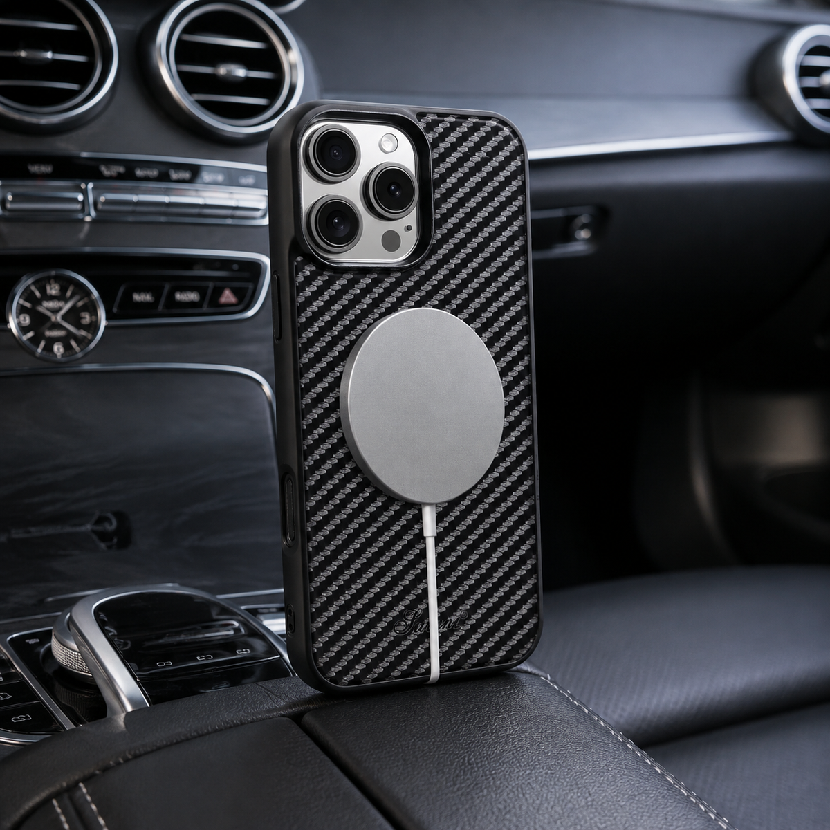 Premium iPhone Case MagSafe Leather Wallet Card Holder Magnetic Shockproof Protective Cover Kickstand Non Slip Slim Wireless Charging Secure Storage