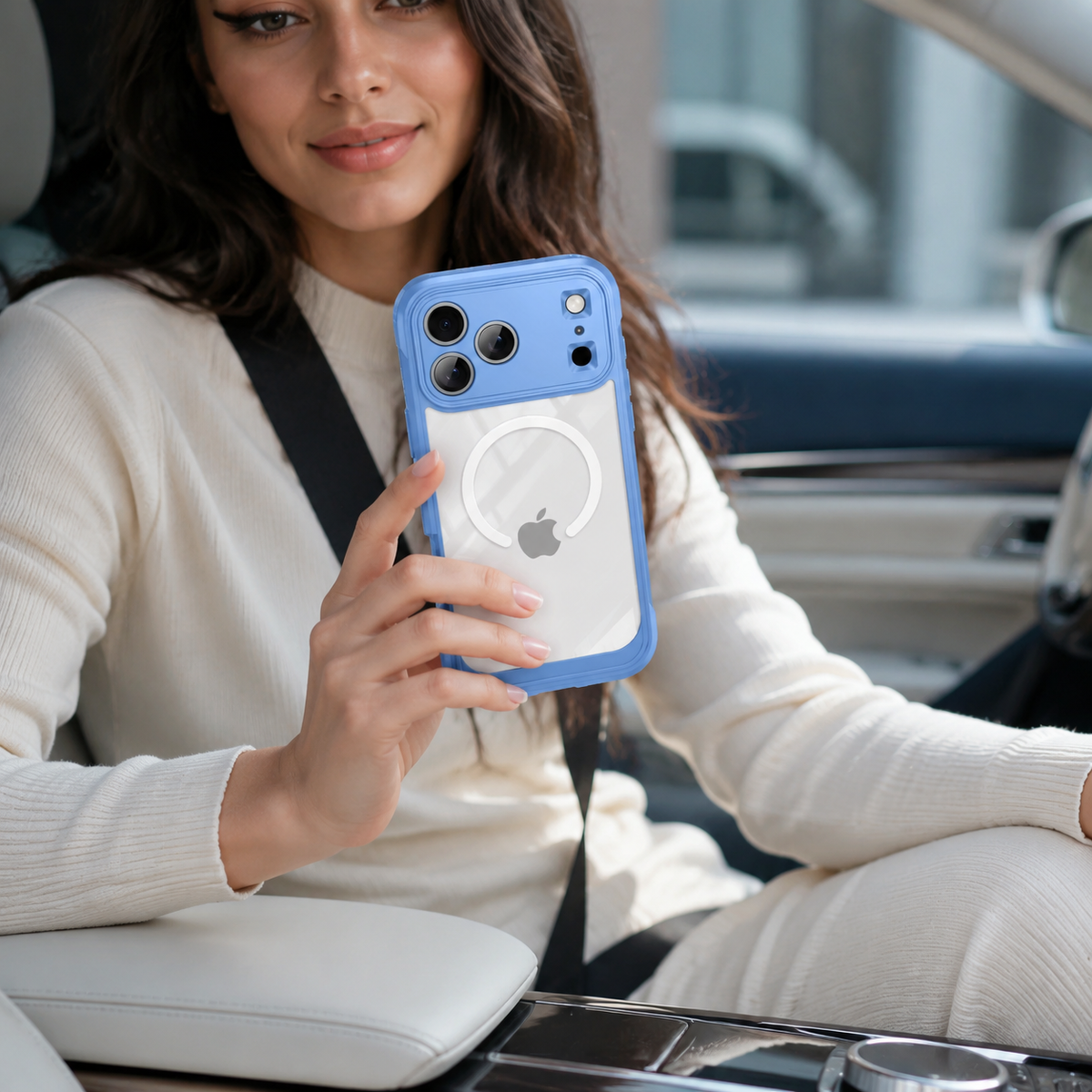 Premium iPhone Case MagSafe Magnetic Wireless Charging Shockproof Drop Resistant Protective Cover Non Slip Durable Slim Reinforced Bumper Case Design