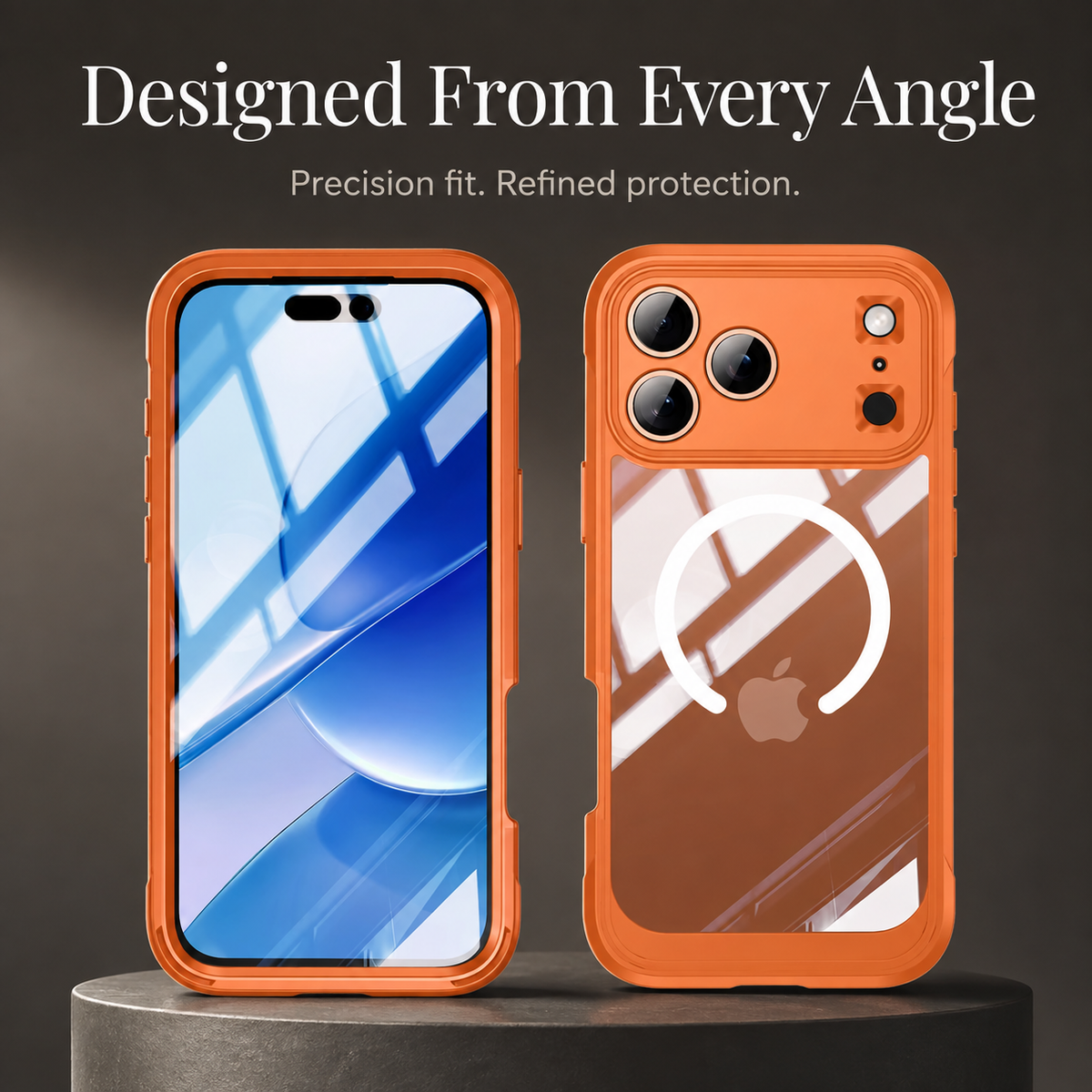 Premium iPhone Case MagSafe Magnetic Wireless Charging Shockproof Drop Resistant Protective Cover Non Slip Durable Slim Reinforced Bumper Case Design