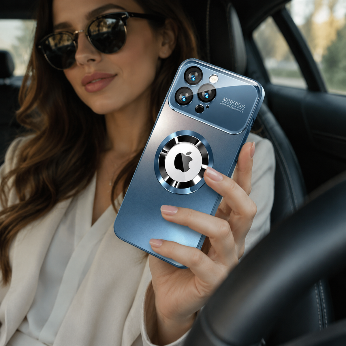 Premium iPhone Case MagSafe Matte Magnetic Bumper Glass Lens Camera Protector Heavy Duty Anti Scratch Non Slip Wireless Charging Protective Cover