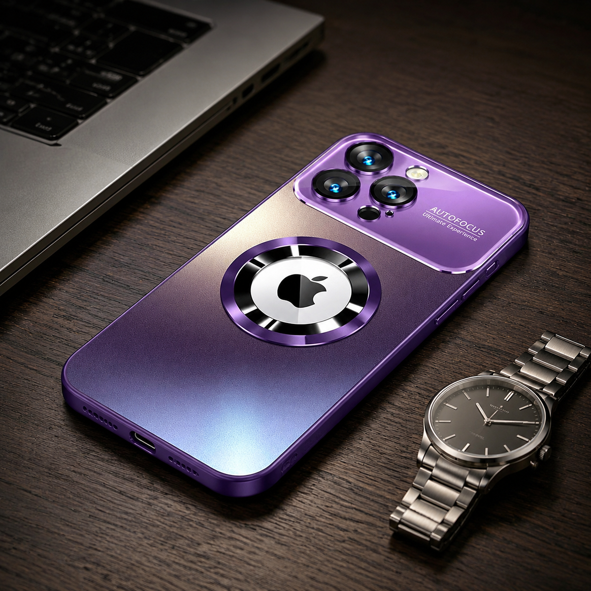 Premium iPhone Case MagSafe Matte Magnetic Bumper Glass Lens Camera Protector Heavy Duty Anti Scratch Non Slip Wireless Charging Protective Cover