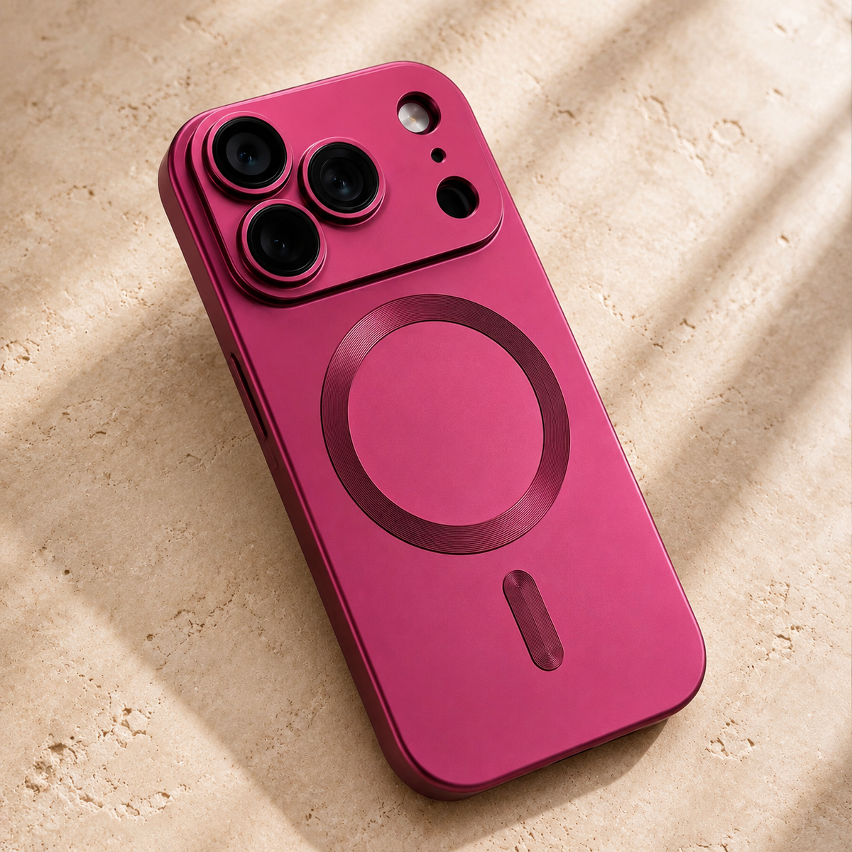 Premium iPhone Case MagSafe Matte Metallic Soft TPU Magnetic Lens Protection Shockproof PC TPU Slim Anti Scratch Protective Bumper Phone Cover Case Design