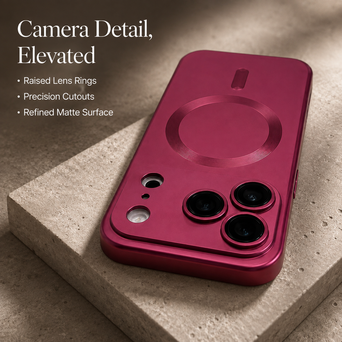 Premium iPhone Case MagSafe Matte Metallic Soft TPU Magnetic Lens Protection Shockproof PC TPU Slim Anti Scratch Protective Bumper Phone Cover Case Design