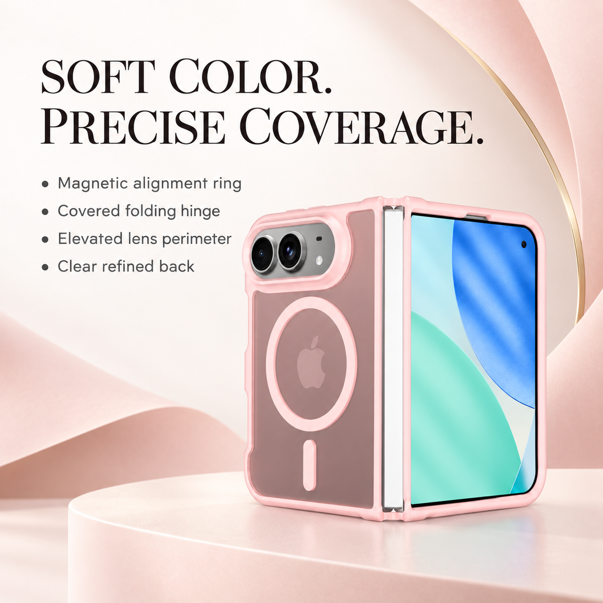 Premium iPhone Case MagSafe Matte Translucent Skin Feel Ultra Thin Magnetic Wireless Charging Hard PC Foldable Slim Protective Cover Case Design