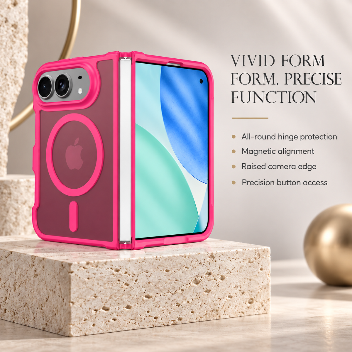 Premium iPhone Case MagSafe Matte Translucent Skin Feel Ultra Thin Magnetic Wireless Charging Hard PC Foldable Slim Protective Cover Case Design