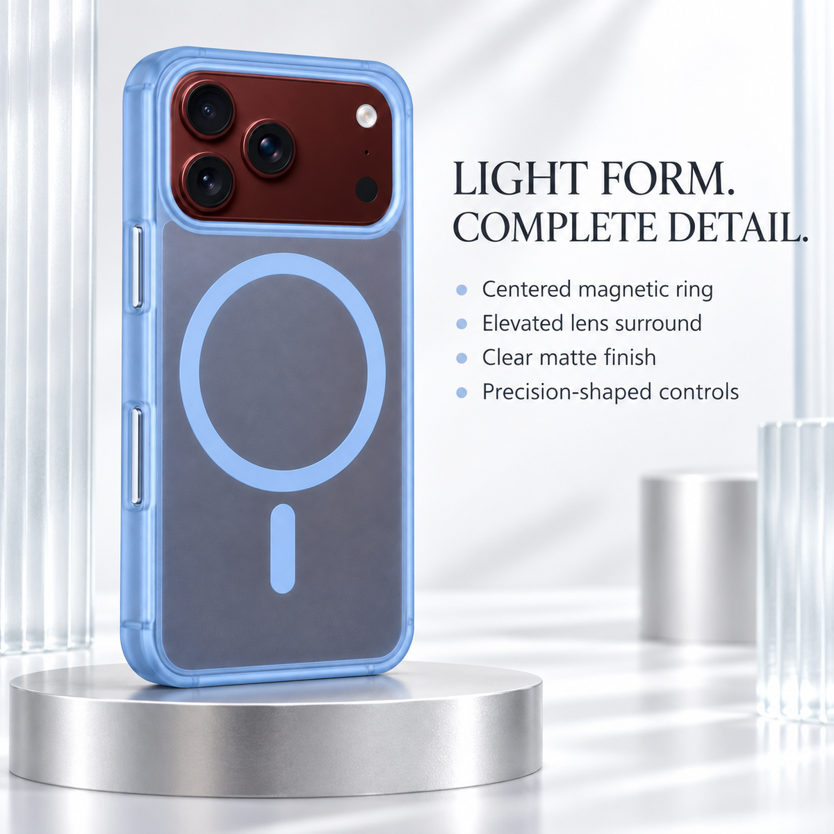Premium iPhone Case MagSafe Matte Translucent Skin Feel Ultra Thin Magnetic Wireless Charging Hard PC Foldable Slim Protective Cover Case Design