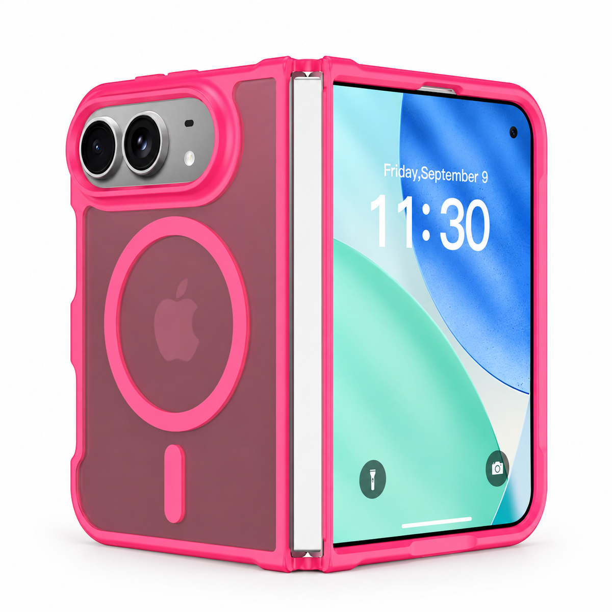 Premium iPhone Case MagSafe Matte Translucent Skin Feel Ultra Thin Magnetic Wireless Charging Hard PC Foldable Slim Shockproof Protective Cover Case