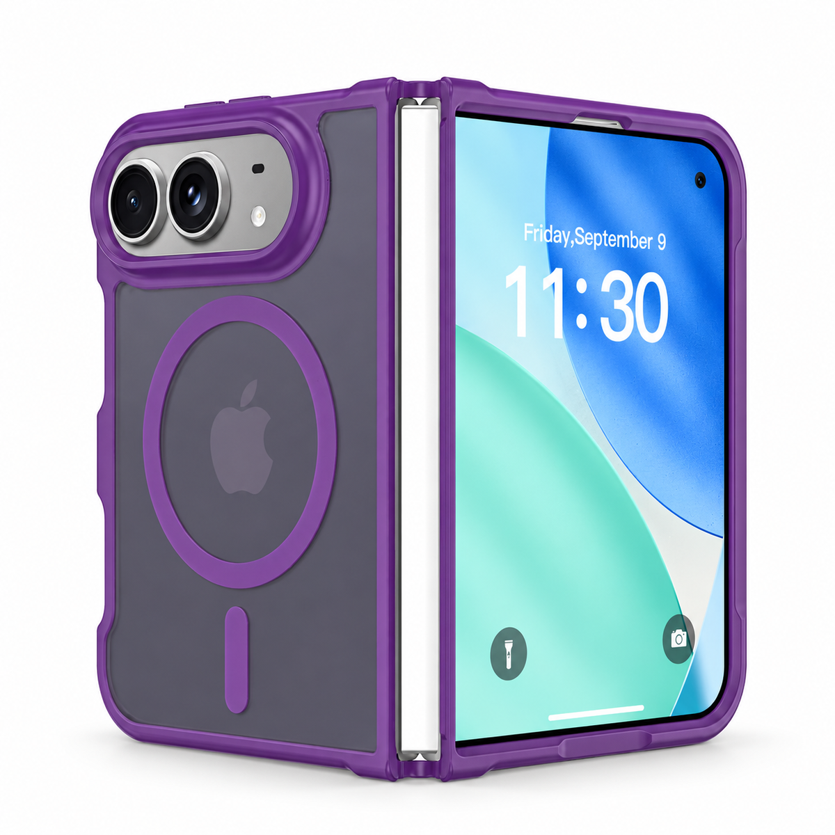 Premium iPhone Case MagSafe Matte Translucent Skin Feel Ultra Thin Magnetic Wireless Charging Hard PC Foldable Slim Shockproof Protective Cover Case