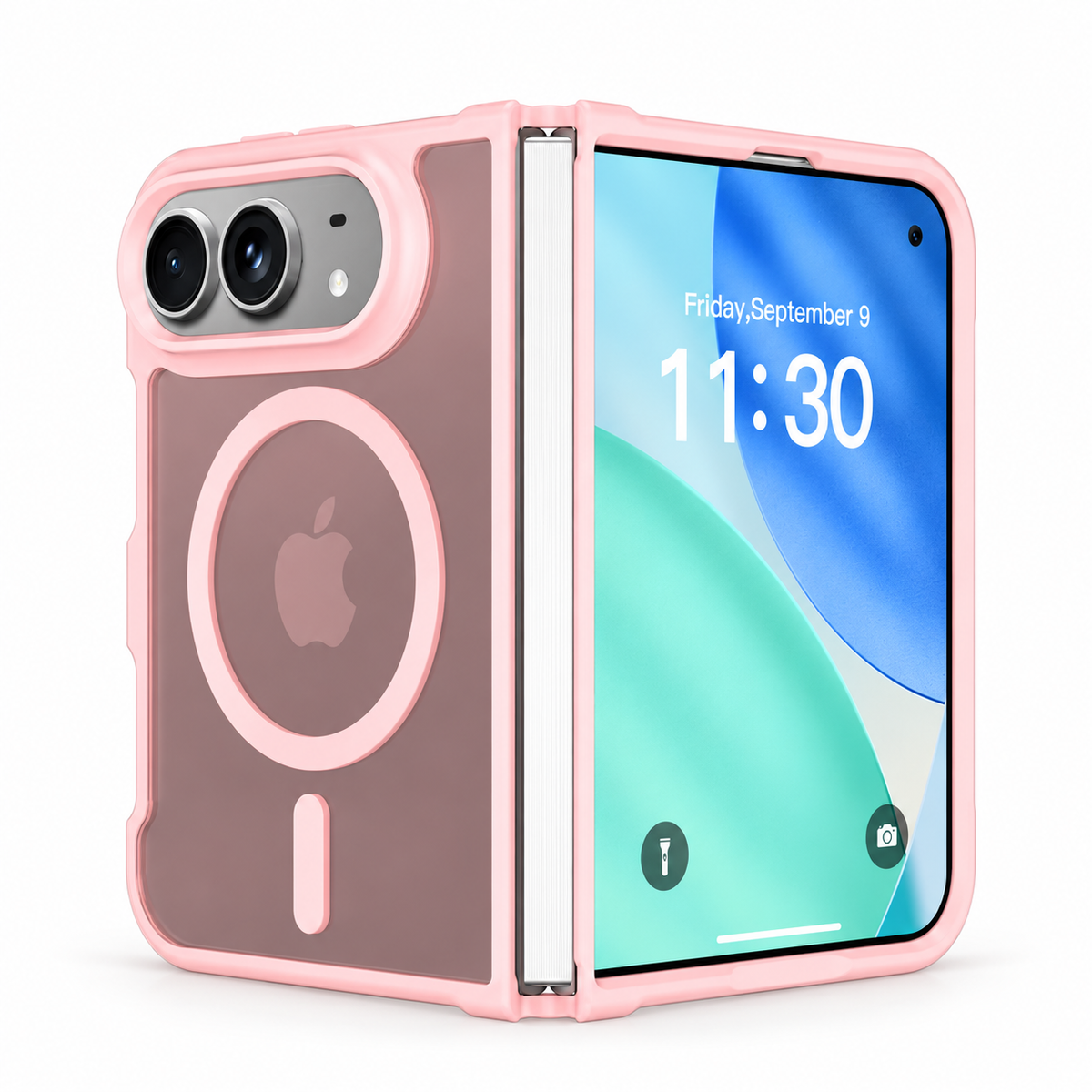 Premium iPhone Case MagSafe Matte Translucent Skin Feel Ultra Thin Magnetic Wireless Charging Hard PC Foldable Slim Shockproof Protective Cover Case