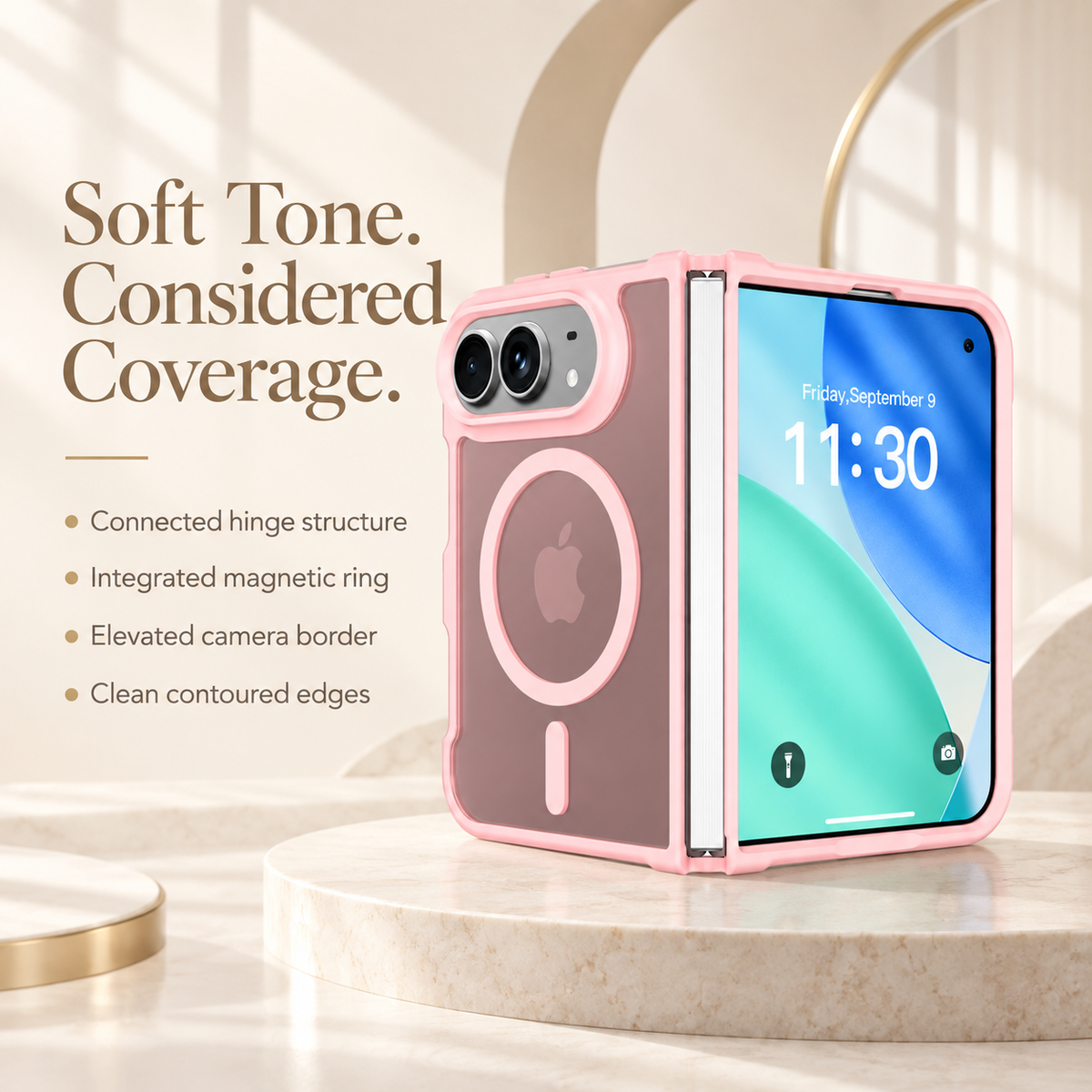 Premium iPhone Case MagSafe Matte Translucent Skin Feel Ultra Thin Magnetic Wireless Charging Hard PC Foldable Slim Shockproof Protective Cover Case