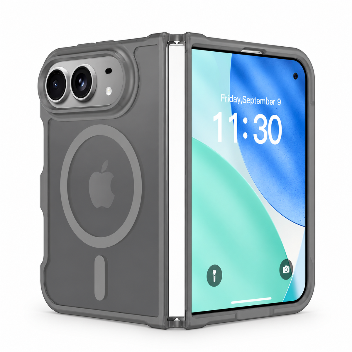 Premium iPhone Case MagSafe Matte Translucent Skin Feel Ultra Thin Magnetic Wireless Charging Hard PC Foldable Slim Shockproof Protective Cover Case