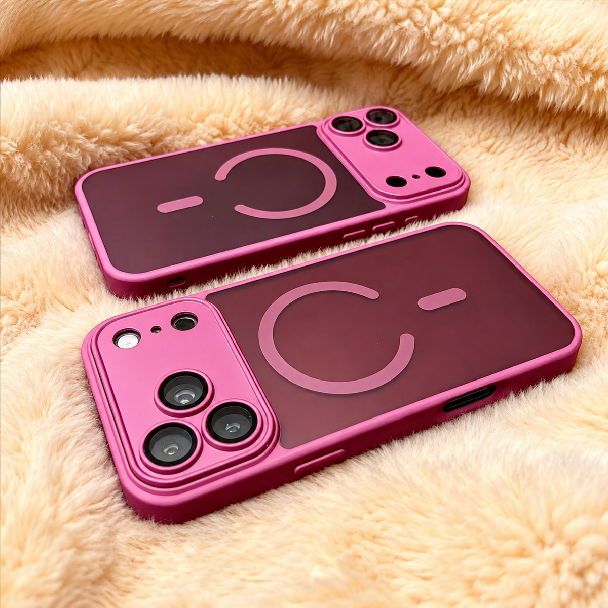 Premium iPhone Case MagSafe Matte Transparent Acrylic Magnetic Slim Shockproof Anti Fingerprint Clear Protective Back Bumper Phone Cover Case Design