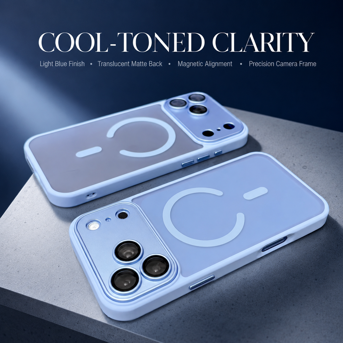 Premium iPhone Case MagSafe Matte Transparent Acrylic Magnetic Slim Shockproof Anti Fingerprint Clear Protective Back Bumper Phone Cover Case Design