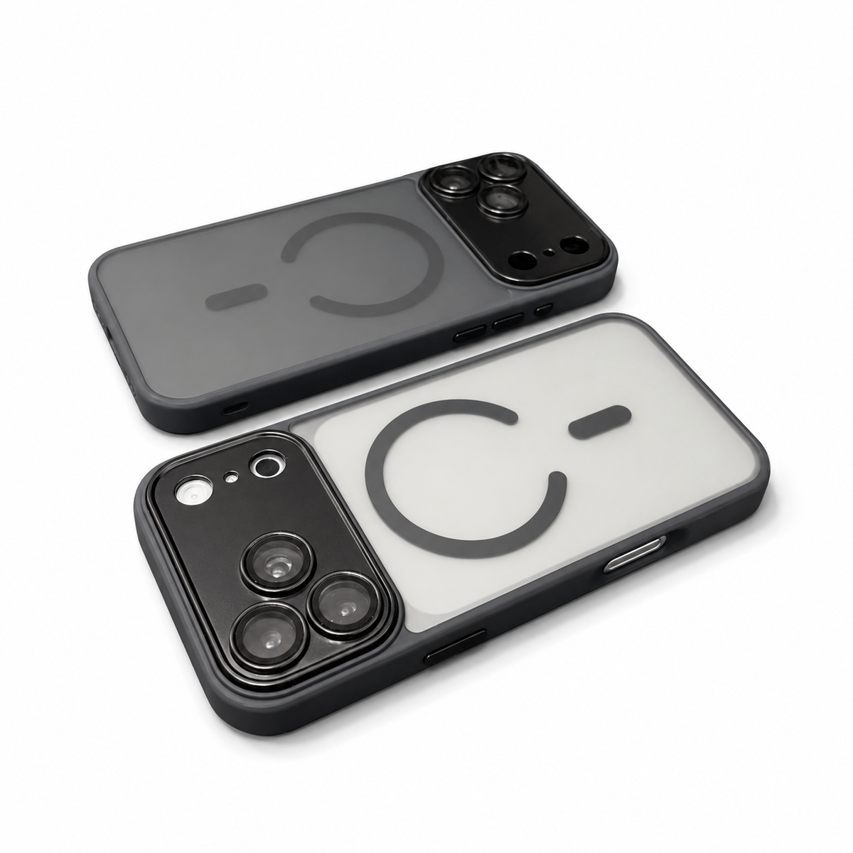 Premium iPhone Case MagSafe Matte Transparent Acrylic Magnetic Slim Shockproof Anti Fingerprint Clear Protective Back Bumper Phone Cover Case Design