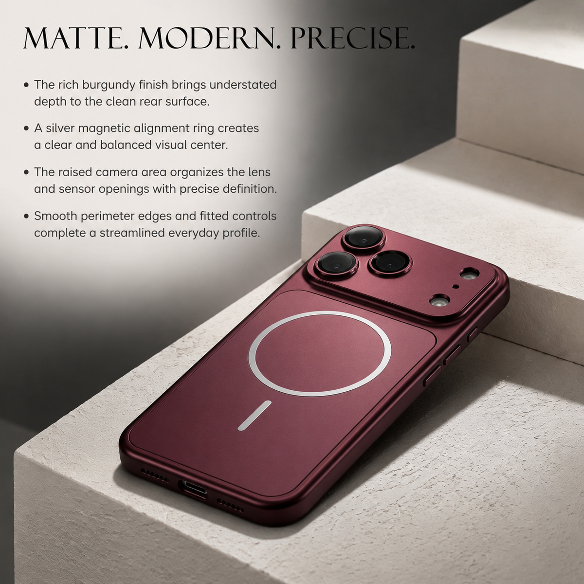 Premium iPhone Case MagSafe Metal Color Plating Large Window Magnetic Shockproof Rugged Slim Camera Protection Wireless Charging Cover Case Design