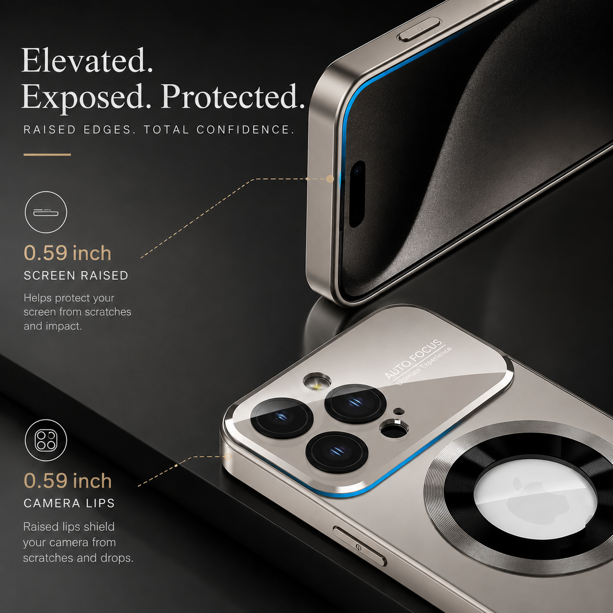Premium iPhone Case MagSafe Metallic Matte Magnetic PC TPU Wireless Charging Shockproof Slim Anti Scratch Lightweight Protective Bumper Cover Case