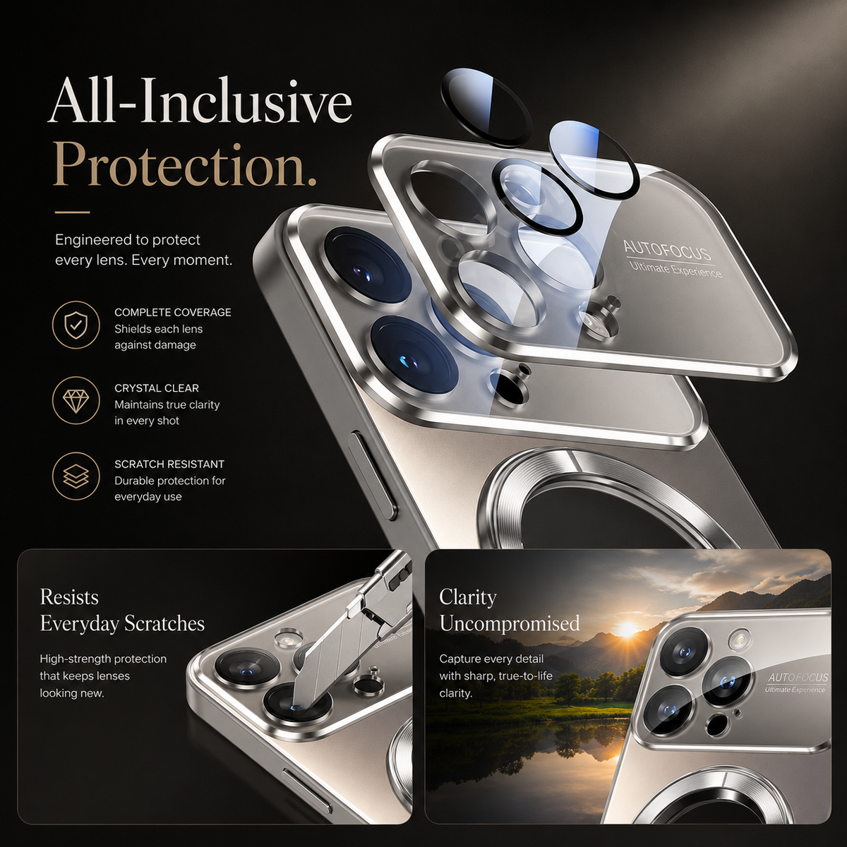 Premium iPhone Case MagSafe Metallic Matte Magnetic PC TPU Wireless Charging Shockproof Slim Anti Scratch Lightweight Protective Bumper Cover Case