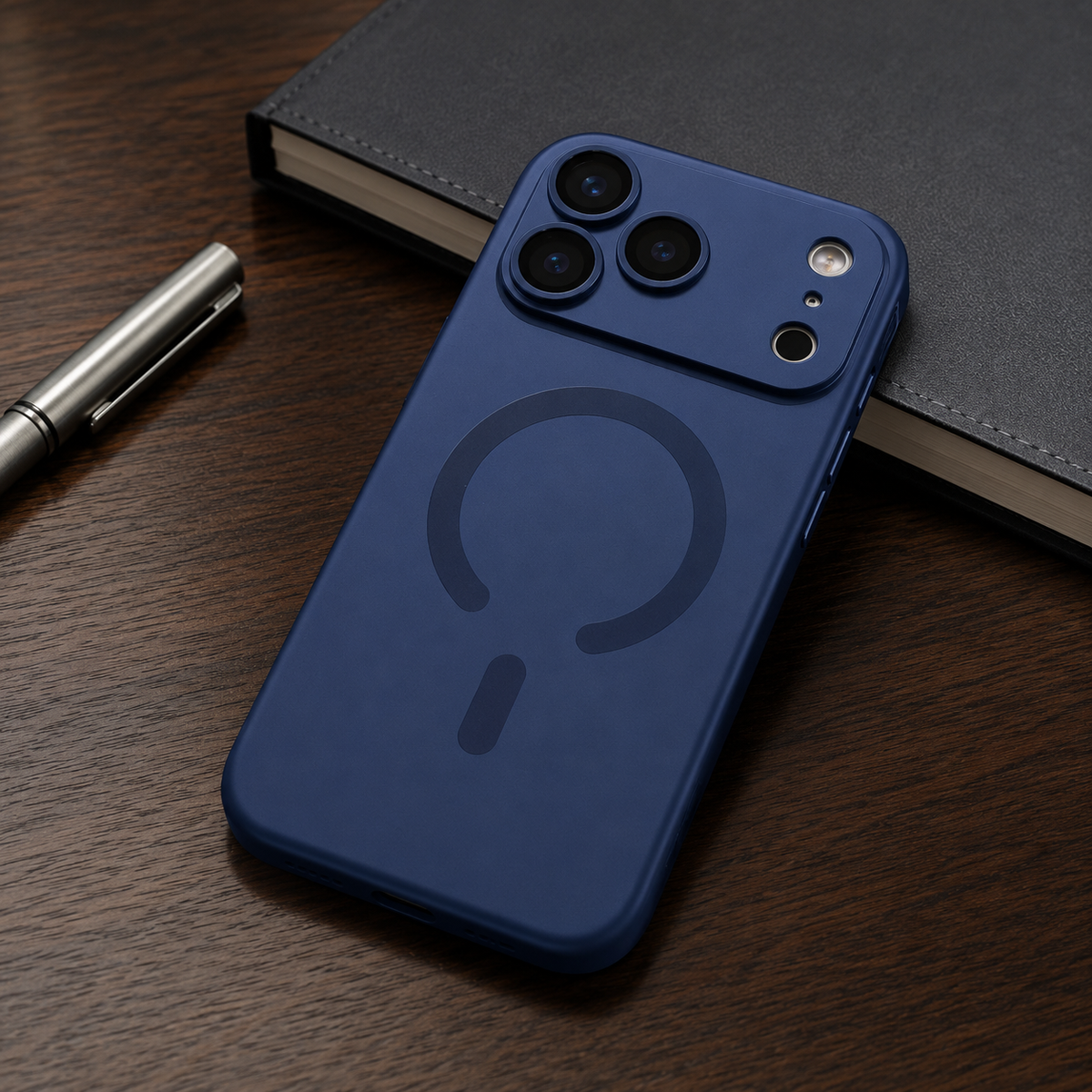Premium iPhone Case MagSafe Metallic Paint Magnetic Soft Cover Wireless Charging Camera Lens Protection Slim Shockproof Protective Bumper Phone Case