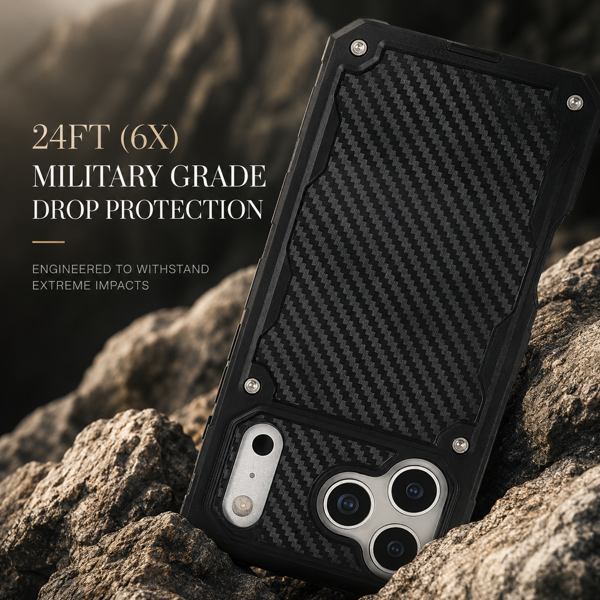 Premium iPhone Case MagSafe Rugged Heavy Duty Shockproof Protective Cover Reinforced Drop Protection Anti Scratch Anti Fingerprint Non Slip Full Coverage