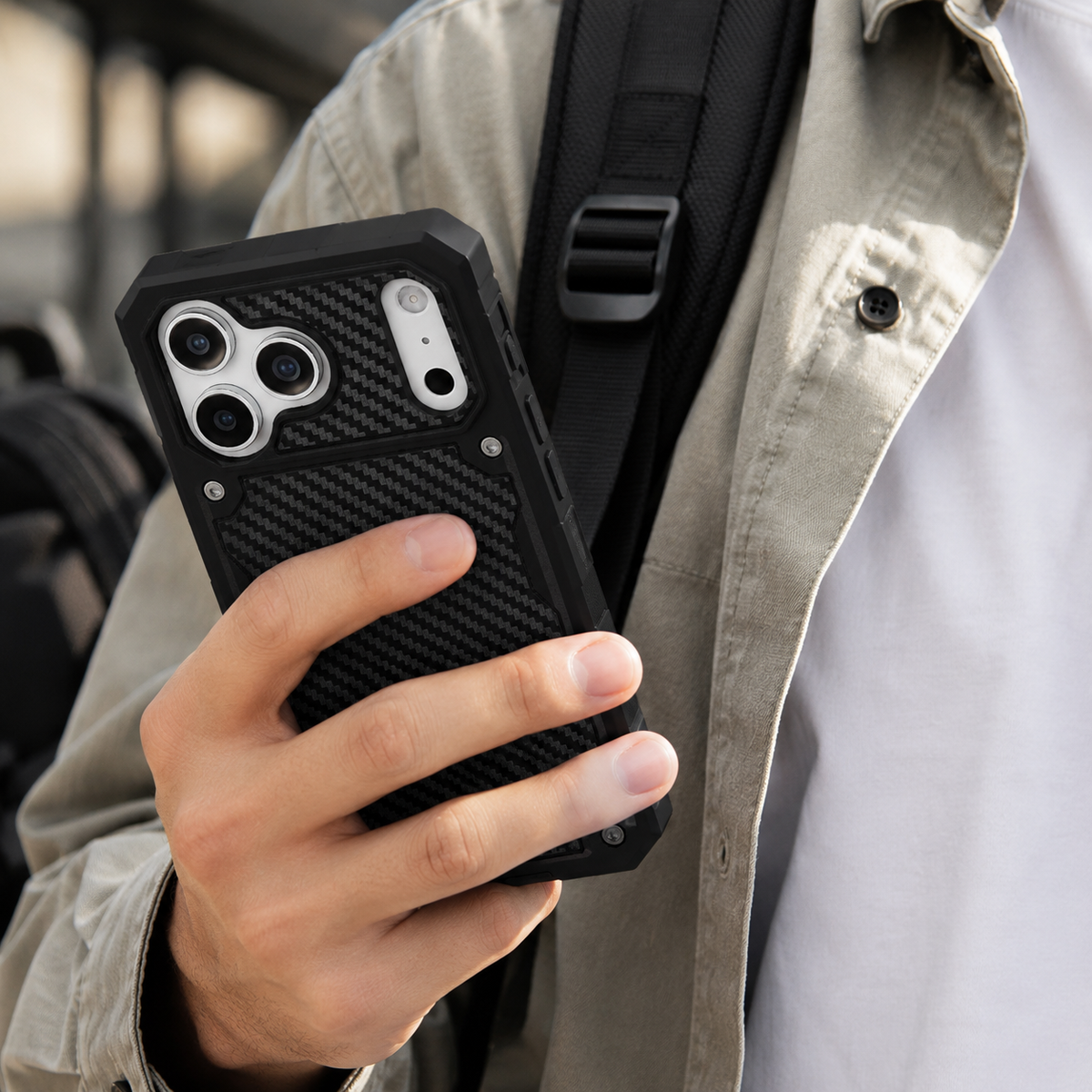 Premium iPhone Case MagSafe Rugged Heavy Duty Shockproof Protective Cover Reinforced Drop Protection Anti Scratch Anti Fingerprint Non Slip Full Coverage
