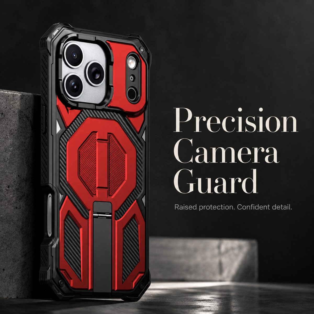 Premium iPhone Case MagSafe Rugged Magnetic Metal Kickstand Shockproof PC TPU Armor Anti Scratch Matte Non Slip Heavy Duty Protective Cover