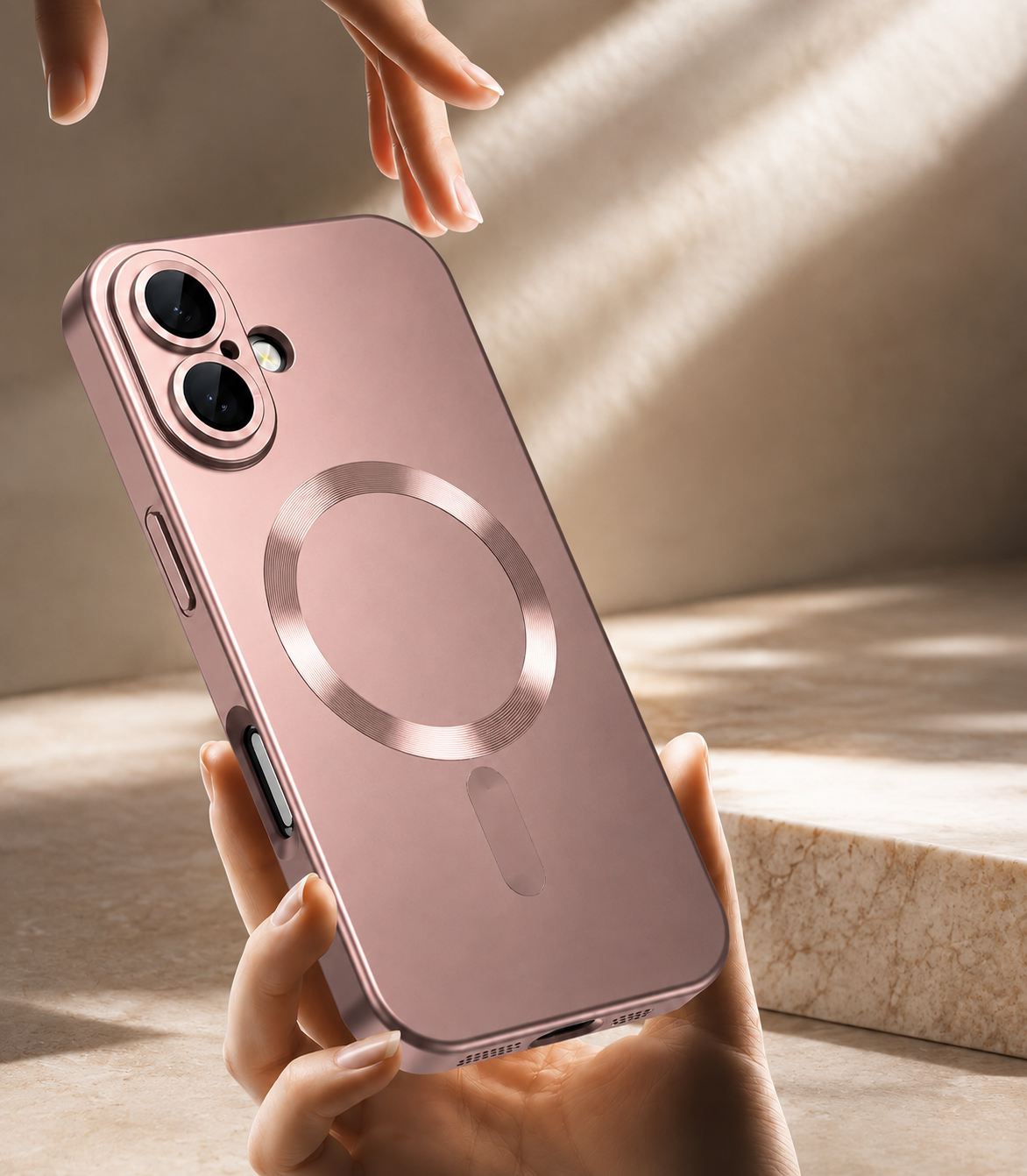 Premium iPhone Case MagSafe Silicone Cover Full Coverage Camera Protection Shockproof Anti Fingerprint Matte Soft Touch Slim Magnetic Anti Slip Grip Design