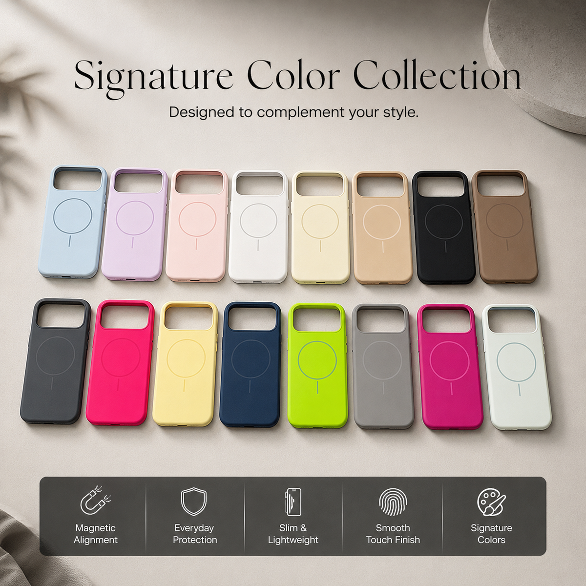 Premium iPhone Case MagSafe Silicone Magnetic Wireless Charging Shockproof Protective Cover Solid Color Soft Touch Non Slip Slim Lightweight Bumper Case