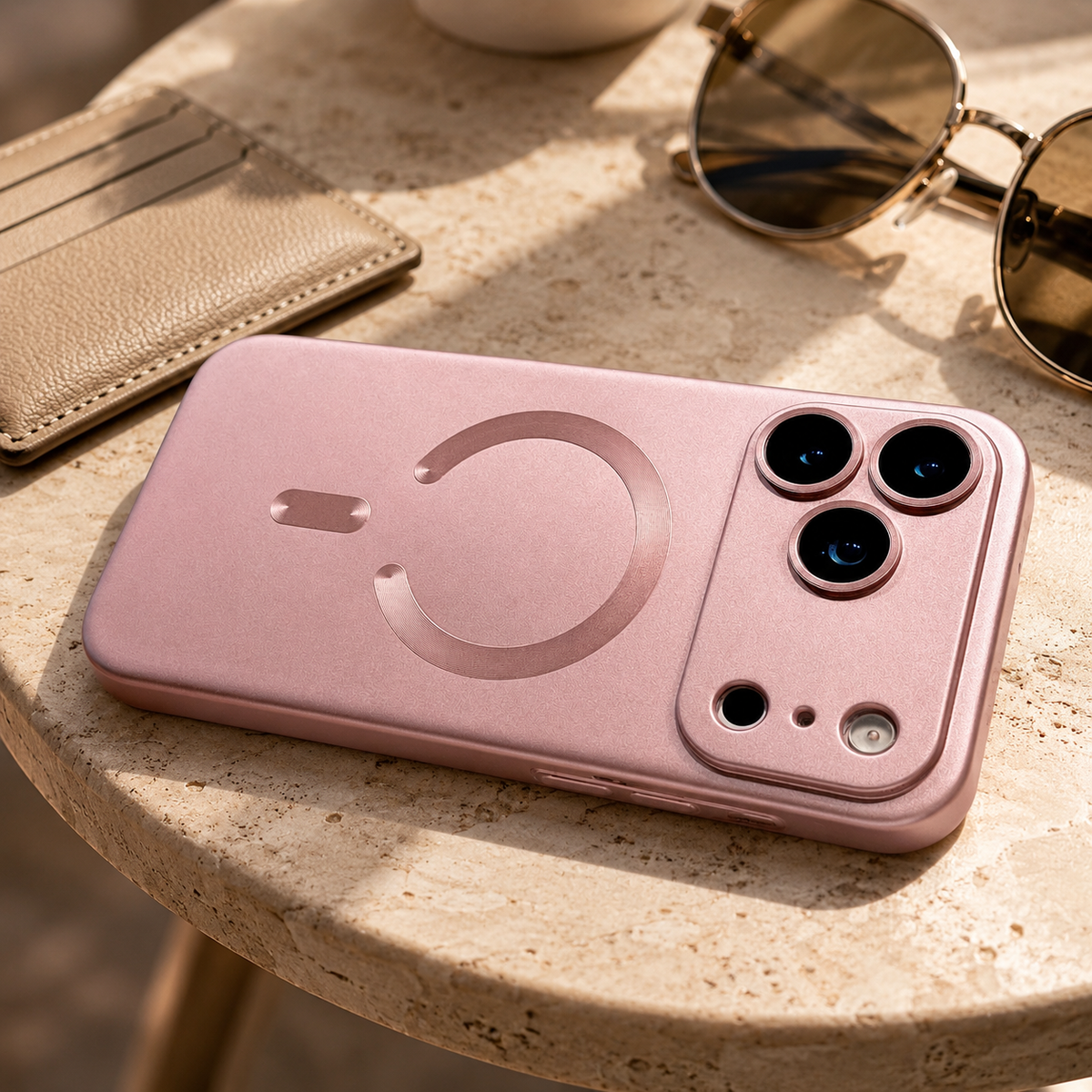 Premium iPhone Case MagSafe Soft TPU Metallic Magnetic Wireless Charging Camera Lens Protection Shockproof Slim Anti Scratch Protective Cover Case