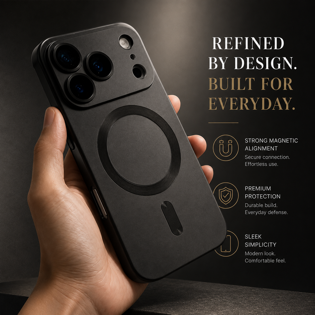 Premium iPhone Case MagSafe Soft TPU Metallic Magnetic Wireless Charging Camera Lens Protection Shockproof Slim Anti Scratch Protective Cover Case