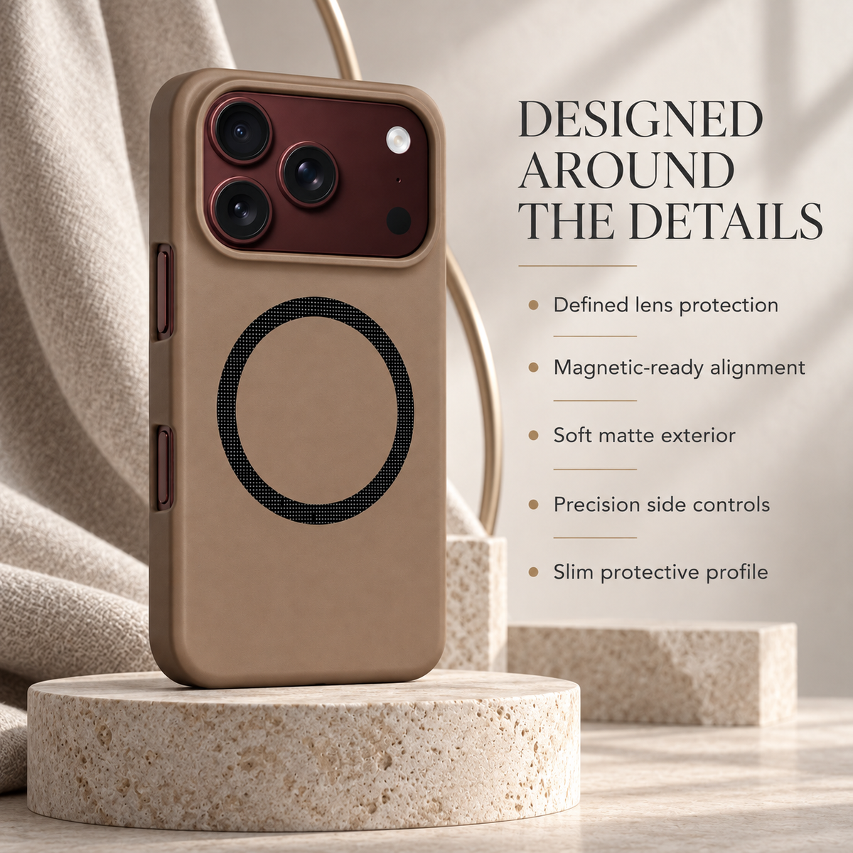 Premium iPhone Case MagSafe Spring Hinge Armor Tempered Glass Shockproof Hard PC Magnetic Anti Scratch Full Foldable Protective Cover Case Design Slim