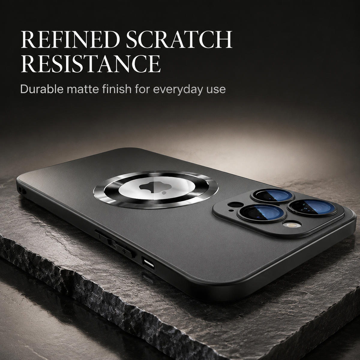 Premium iPhone Case MagSafe Tempered Glass Matte Magnetic Shockproof Protective Cover Camera Protection Anti Fingerprint Slim Non Slip Luminous Finish