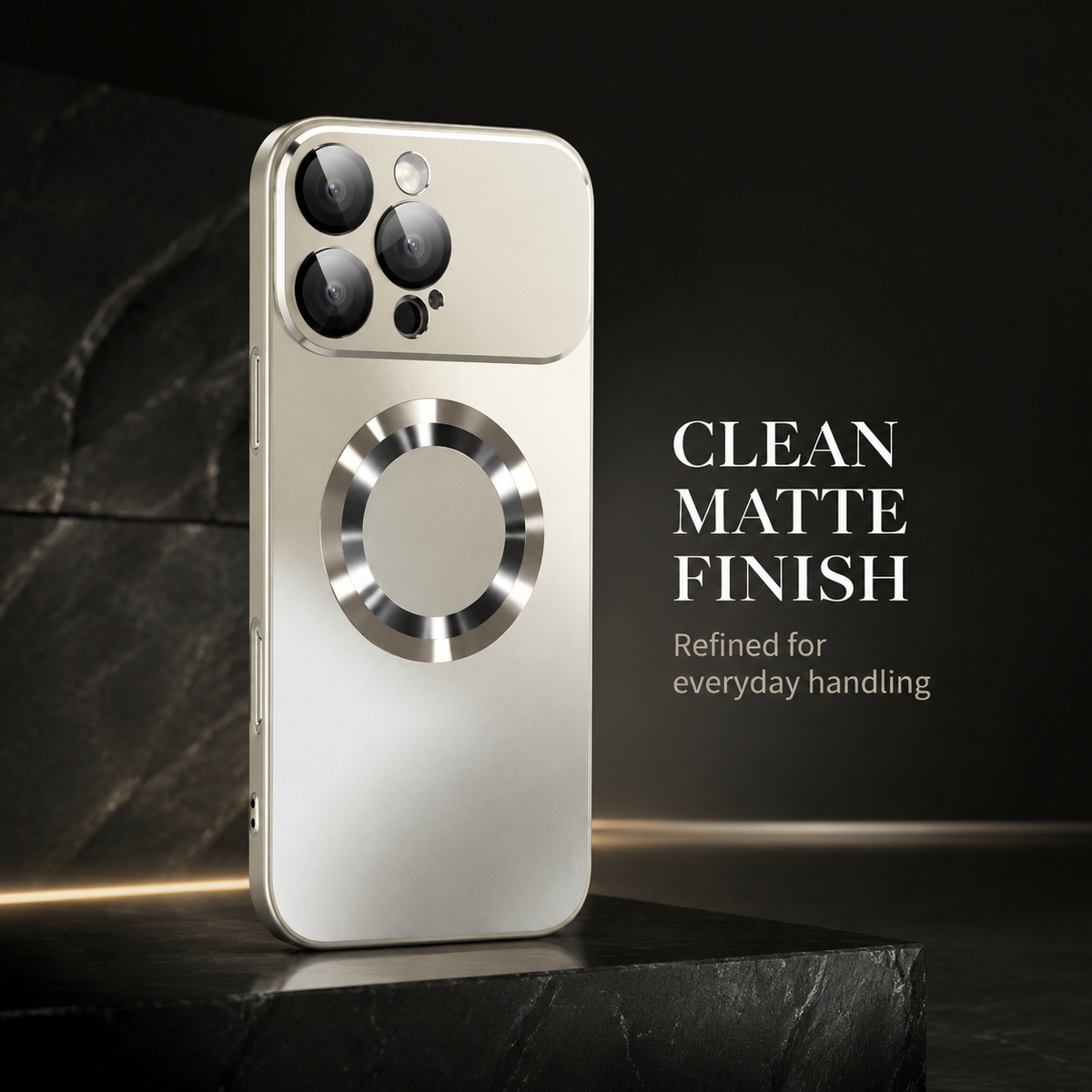 Premium iPhone Case MagSafe Titanium Matte Magnetic Shockproof Protective Cover Glass Camera Lens Protection Anti Fingerprint Anti Scratch Slim Non Slip