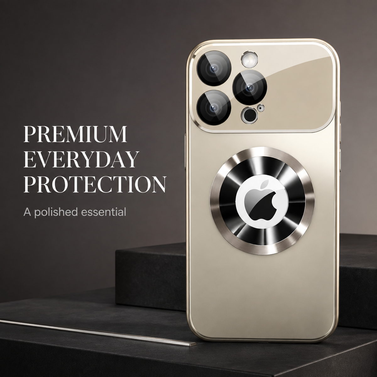 Premium iPhone Case MagSafe Titanium Matte Magnetic Shockproof Protective Cover Glass Camera Lens Protection Anti Fingerprint Anti Scratch Slim Non Slip