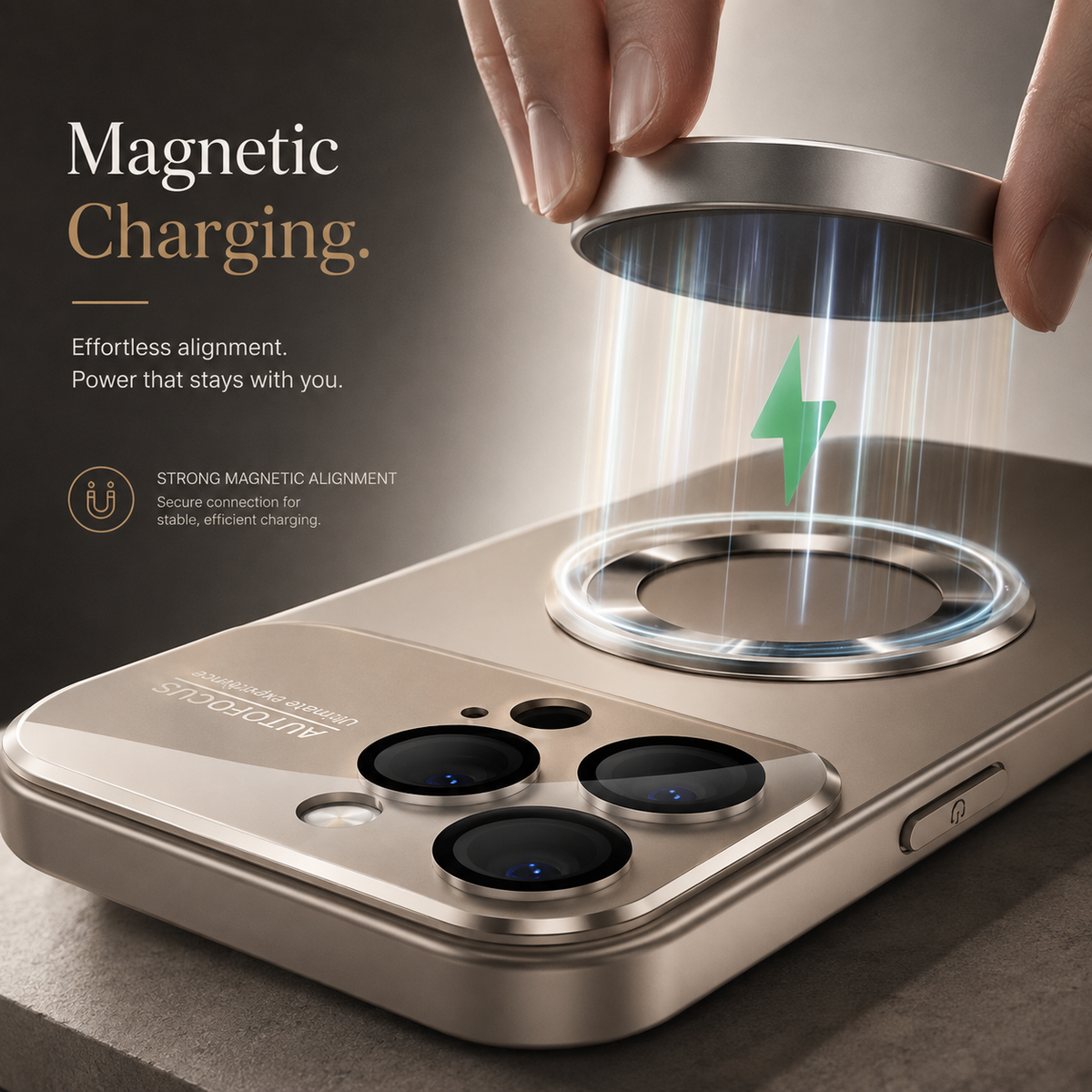 Premium iPhone Case MagSafe Titanium Metallic Matte Magnetic PC TPU Wireless Charging Shockproof Slim Anti Scratch Lightweight Protective Cover Case