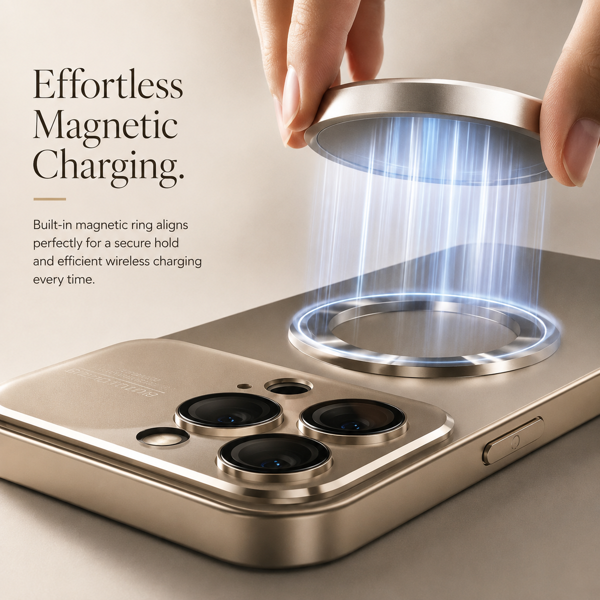 Premium iPhone Case MagSafe Titanium Metallic Matte Magnetic PC TPU Wireless Charging Shockproof Slim Anti Scratch Lightweight Protective Cover Case