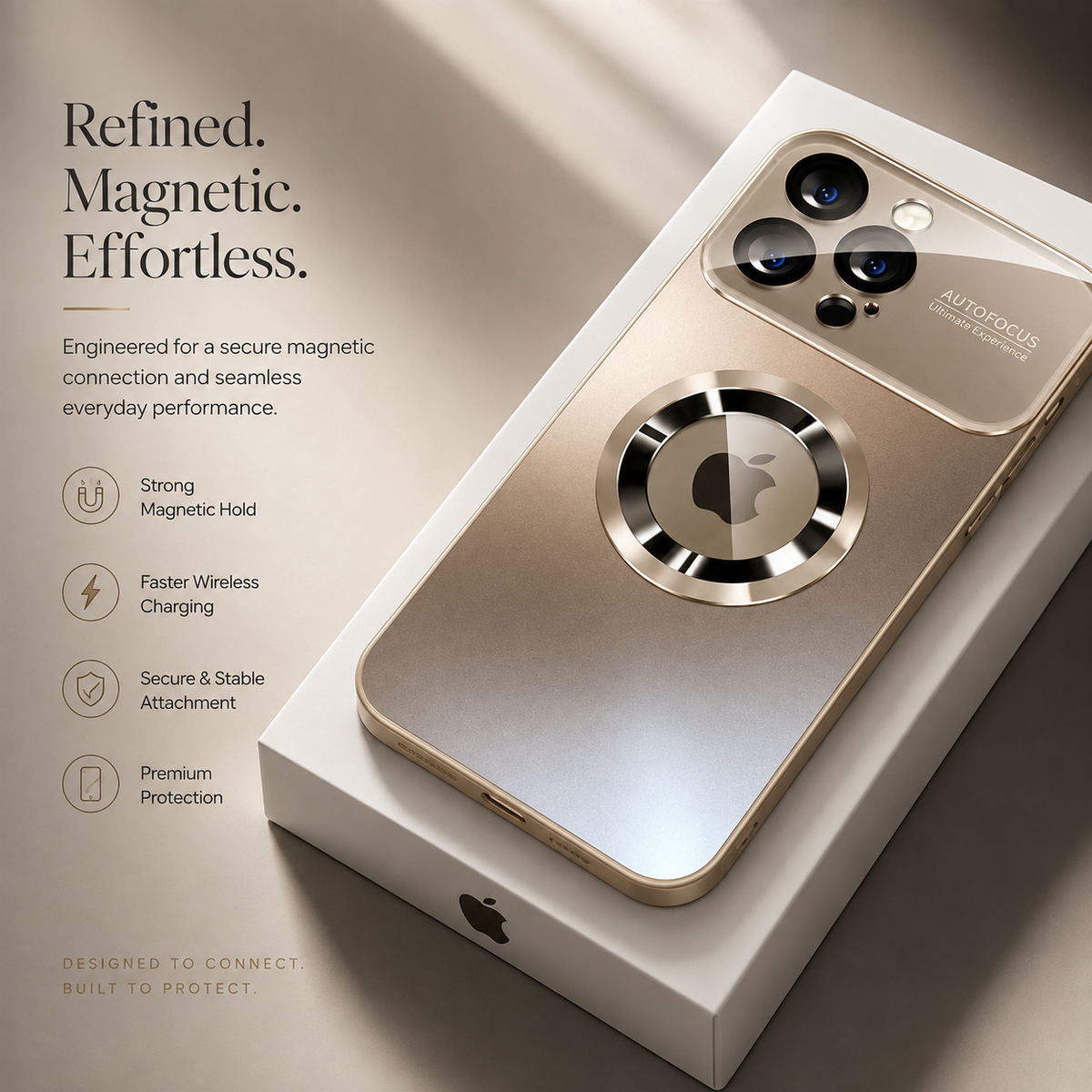 Premium iPhone Case MagSafe Titanium Metallic Matte Magnetic Wireless Charging Slim Shockproof Anti Scratch Lightweight Protective Bumper Cover Case