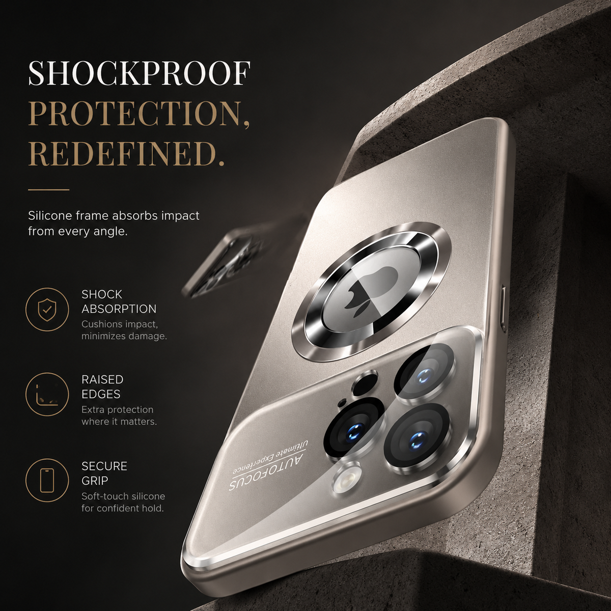 Premium iPhone Case MagSafe Titanium Metallic Matte Magnetic Wireless Charging Slim Shockproof Anti Scratch Lightweight Protective Bumper Cover Case