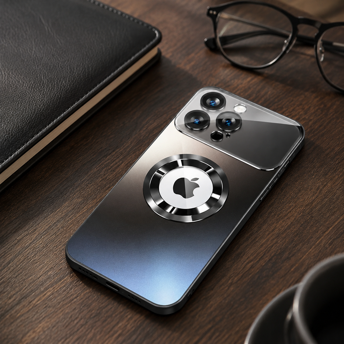 Premium iPhone Case MagSafe Titanium Metallic Matte Magnetic Wireless Charging Slim Shockproof Anti Scratch Lightweight Protective Bumper Cover Case
