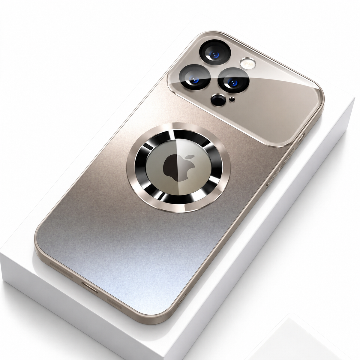 Premium iPhone Case MagSafe Titanium Metallic Matte Magnetic Wireless Charging Slim Shockproof Anti Scratch Lightweight Protective Bumper Cover Case