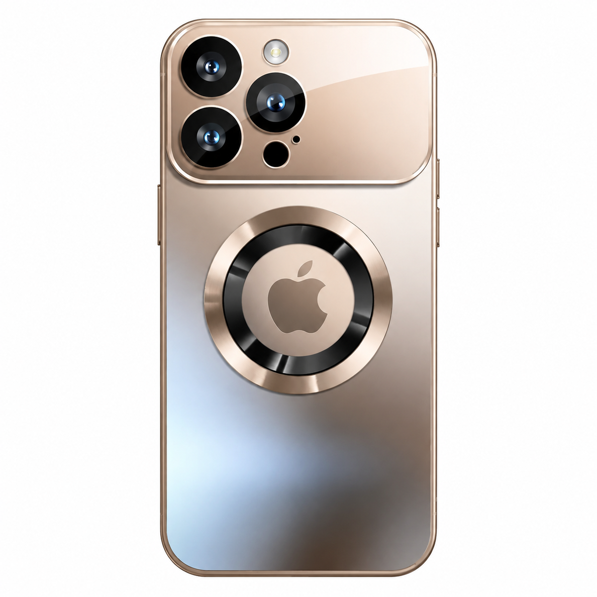 Premium iPhone Case MagSafe Titanium Metallic Matte Shockproof Protective Cover Camera Lens Protection PC Silicone Anti Fingerprint Non Slip Slim Magnetic