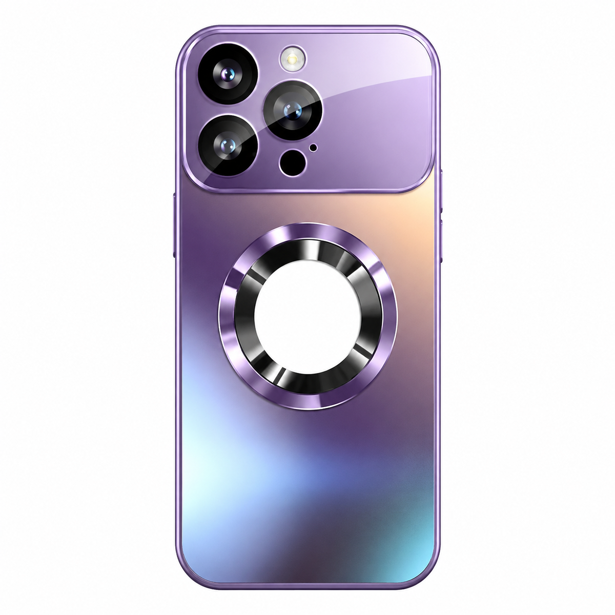 Premium iPhone Case MagSafe Titanium Metallic Matte Shockproof Protective Cover Camera Lens Protection PC Silicone Anti Fingerprint Non Slip Slim Magnetic