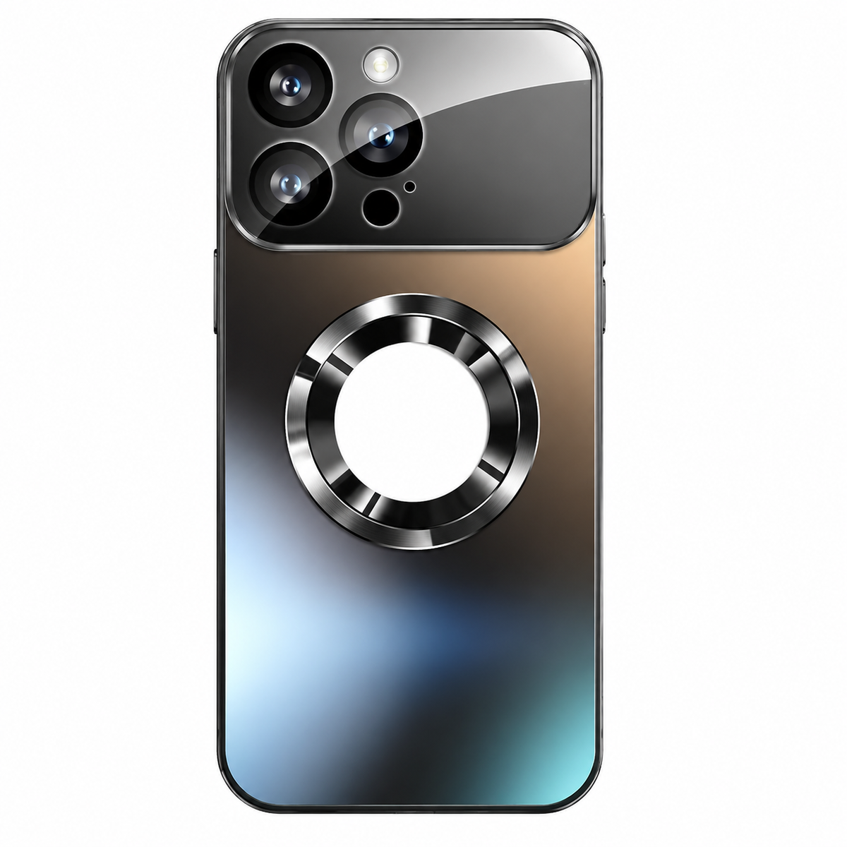 Premium iPhone Case MagSafe Titanium Metallic Matte Shockproof Protective Cover Camera Lens Protection PC Silicone Anti Fingerprint Non Slip Slim Magnetic