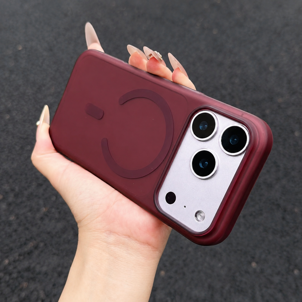 Premium iPhone Case MagSafe Ultra Thin Matte Translucent Clear Hard PC Magnetic Anti Fingerprint Shockproof Slim Protective Bumper Cover Case Design