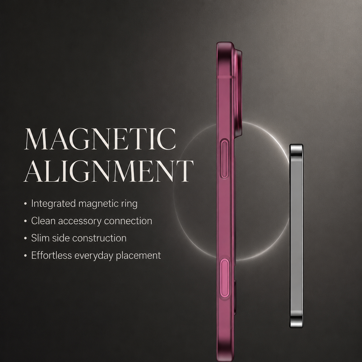 Premium iPhone Case MagSafe Ultra Thin Matte Translucent Clear Hard PC Magnetic Shockproof Anti Fingerprint Slim Protective Bumper Cover Case Design