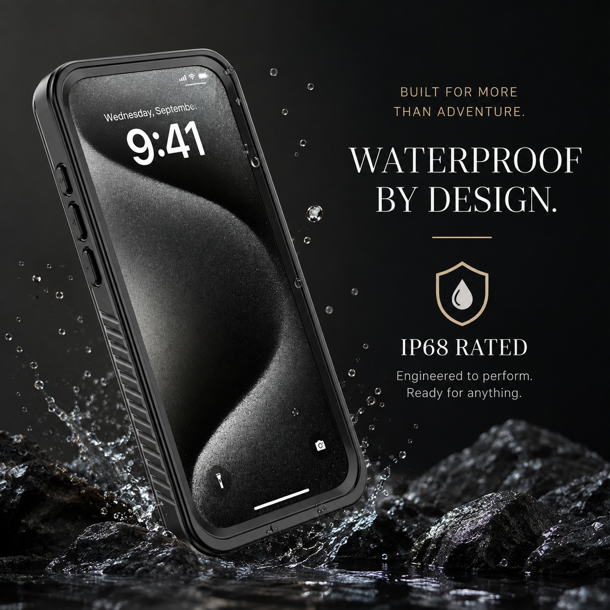 Premium iPhone Case MagSafe Waterproof Full Body Shockproof Protective Cover Built In Screen Protector Dustproof Anti Slip Dual Layer Sealed Rugged Armor