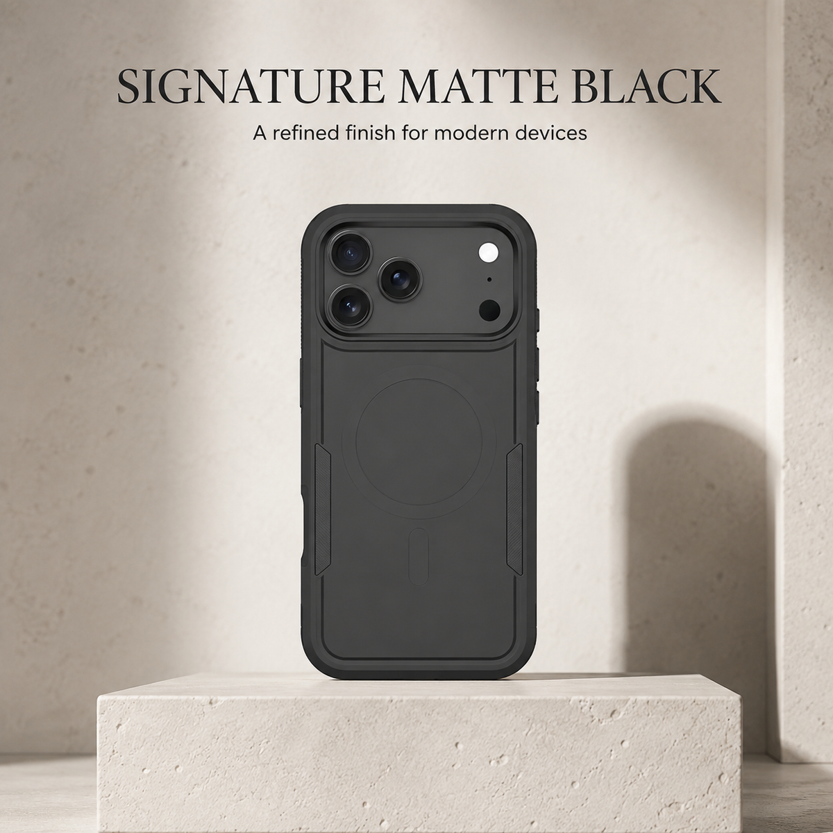 Premium iPhone Case Magnetic 2 in 1 Heavy Duty Armor Shockproof PC TPU Protective Cover Matte Reinforced Bumper Slim Rugged Charging Case